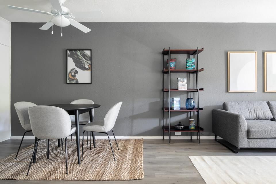 Dining room, Interior, Wood Texture Flooring
