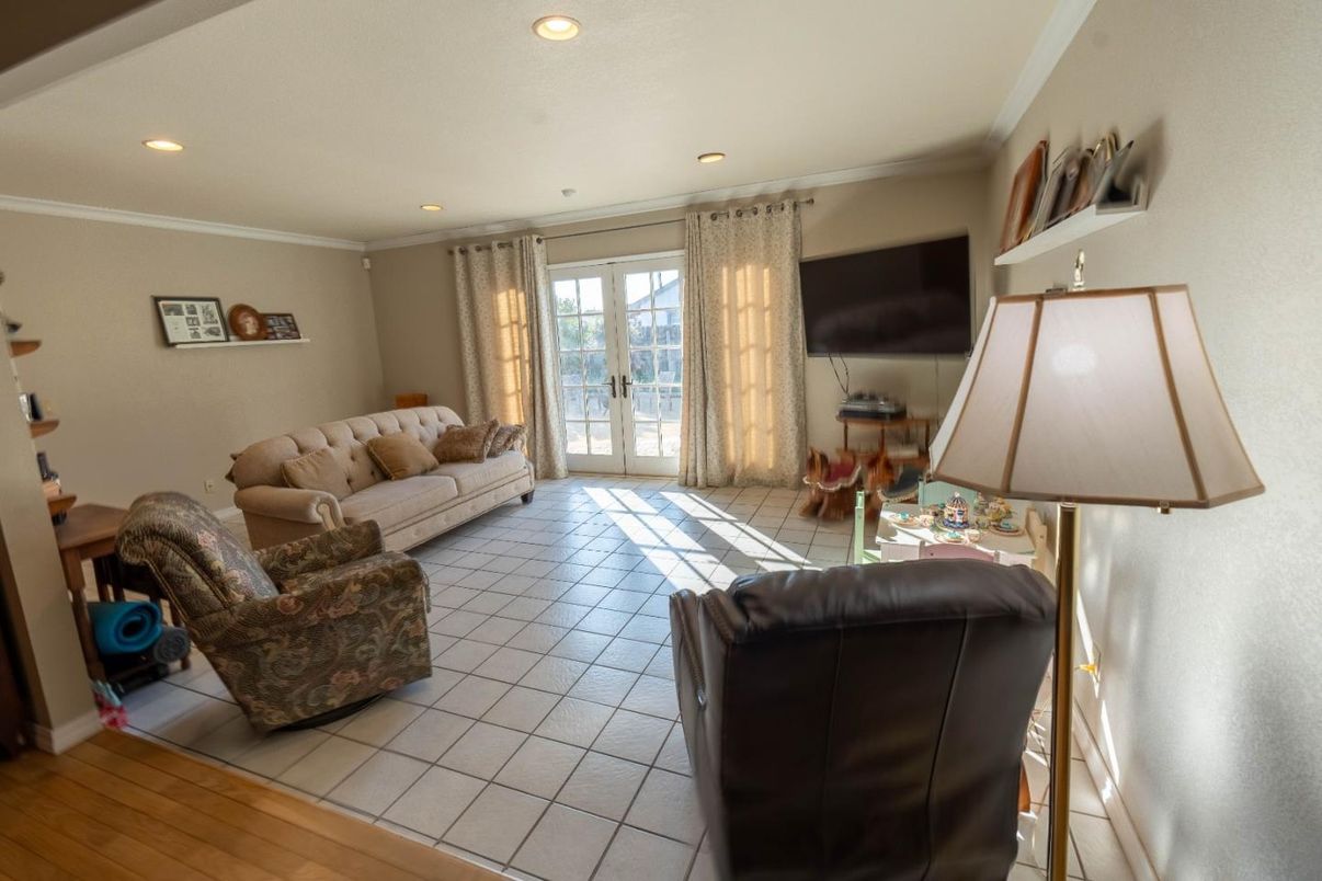 Interior, Living room, Recessed Lighting