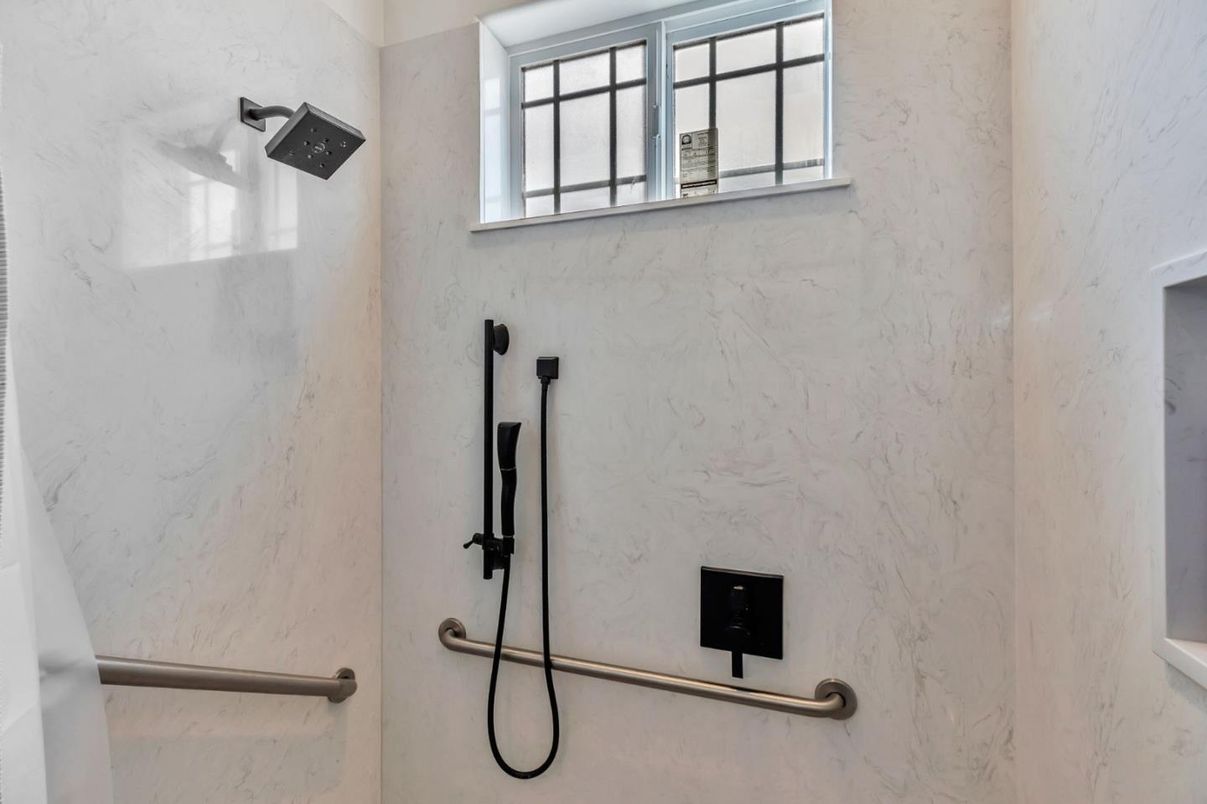 Bathroom, Interior, Marble Walls