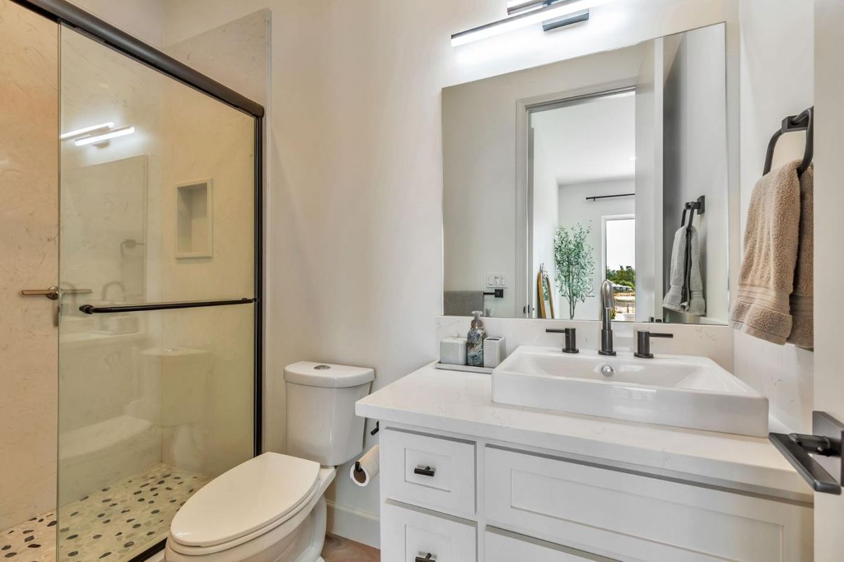 Bathroom, Glass Shower, Interior