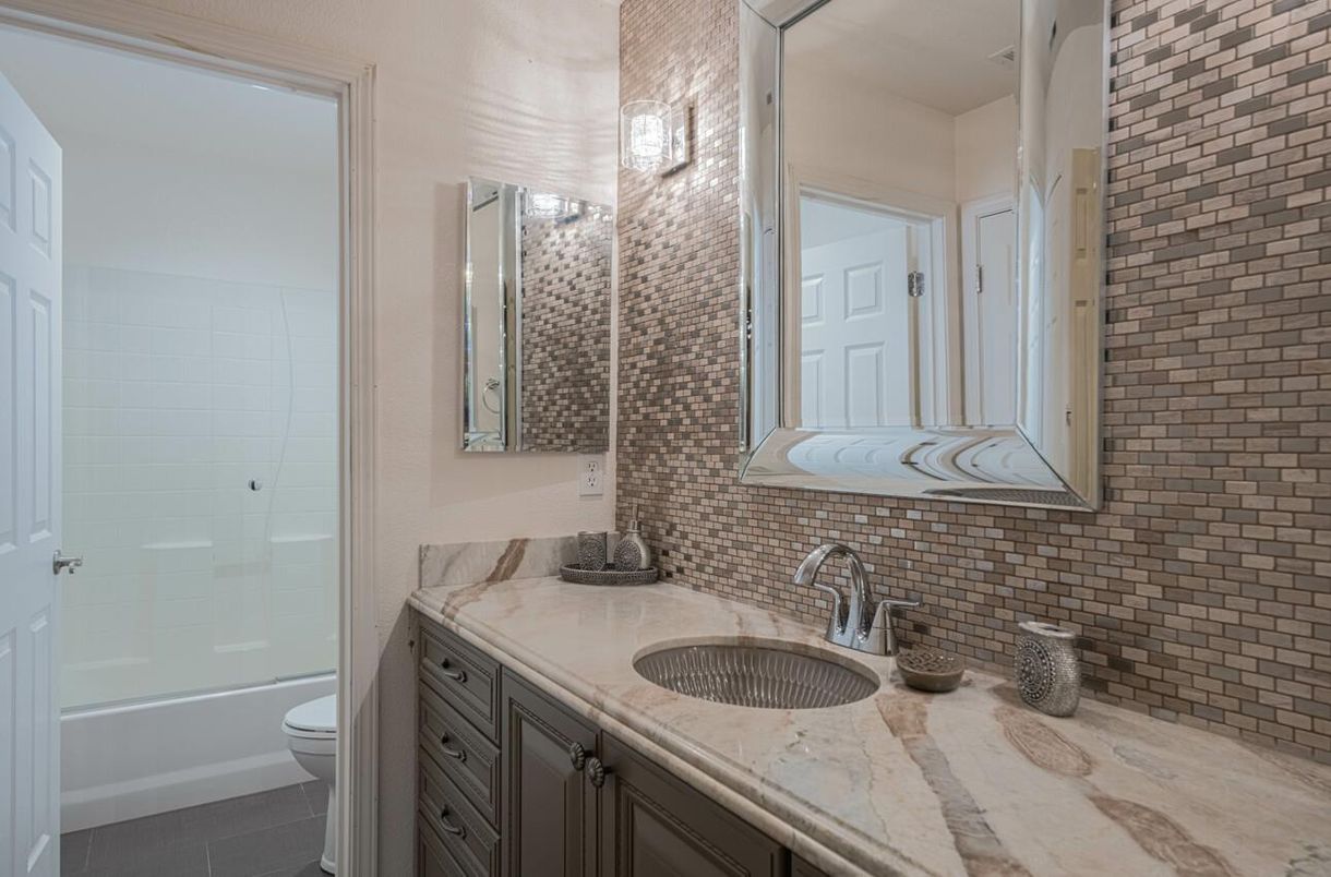Bathroom, Dual Sink Vanities, Glass Shower, Interior