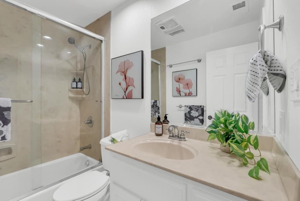 Bathroom, Glass Shower, Interior