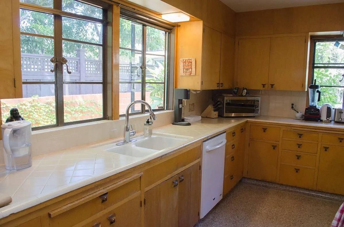 Interior, Kitchen, Tile Countertops