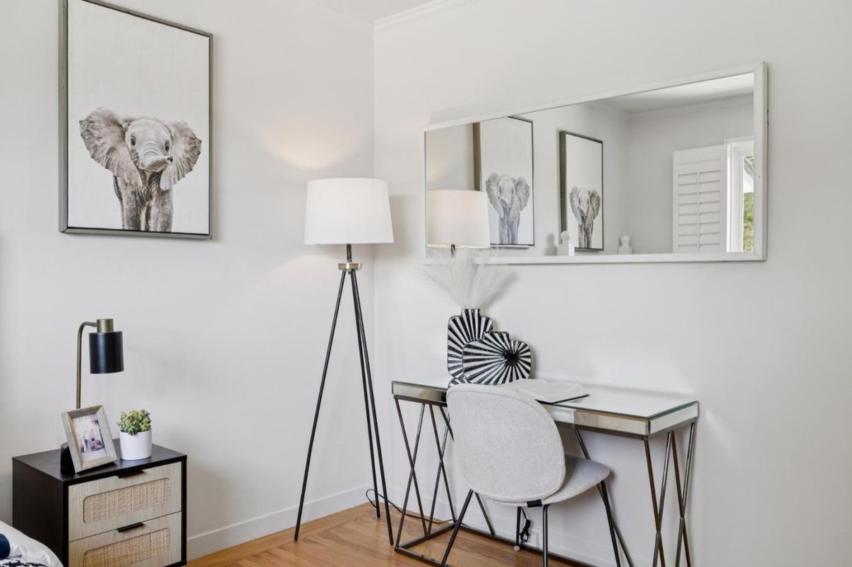 Home Office, Interior, Wood Texture Flooring