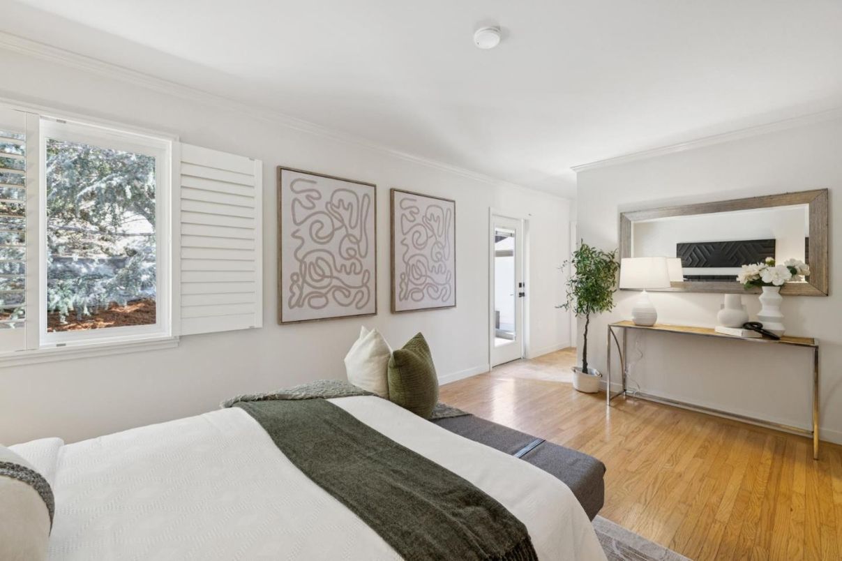 Bedroom, Interior, Wood Texture Flooring