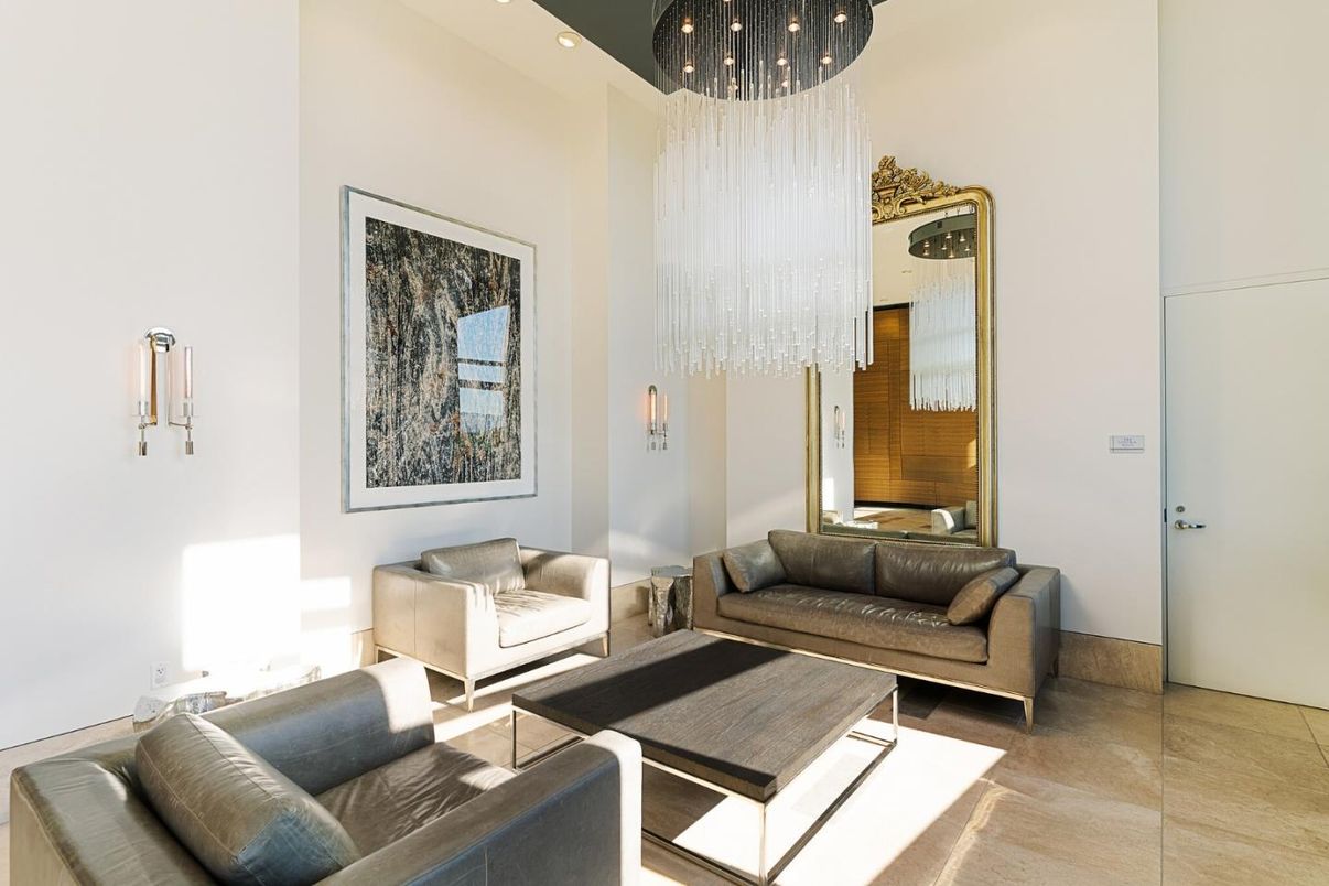 Chandelier, Interior, Living room, Recessed Lighting