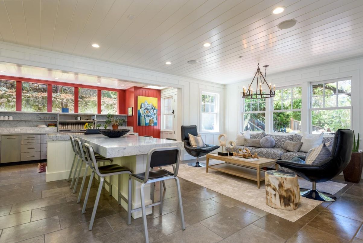 Interior, Kitchen, Living room, Pendant Lights, Recessed Lighting