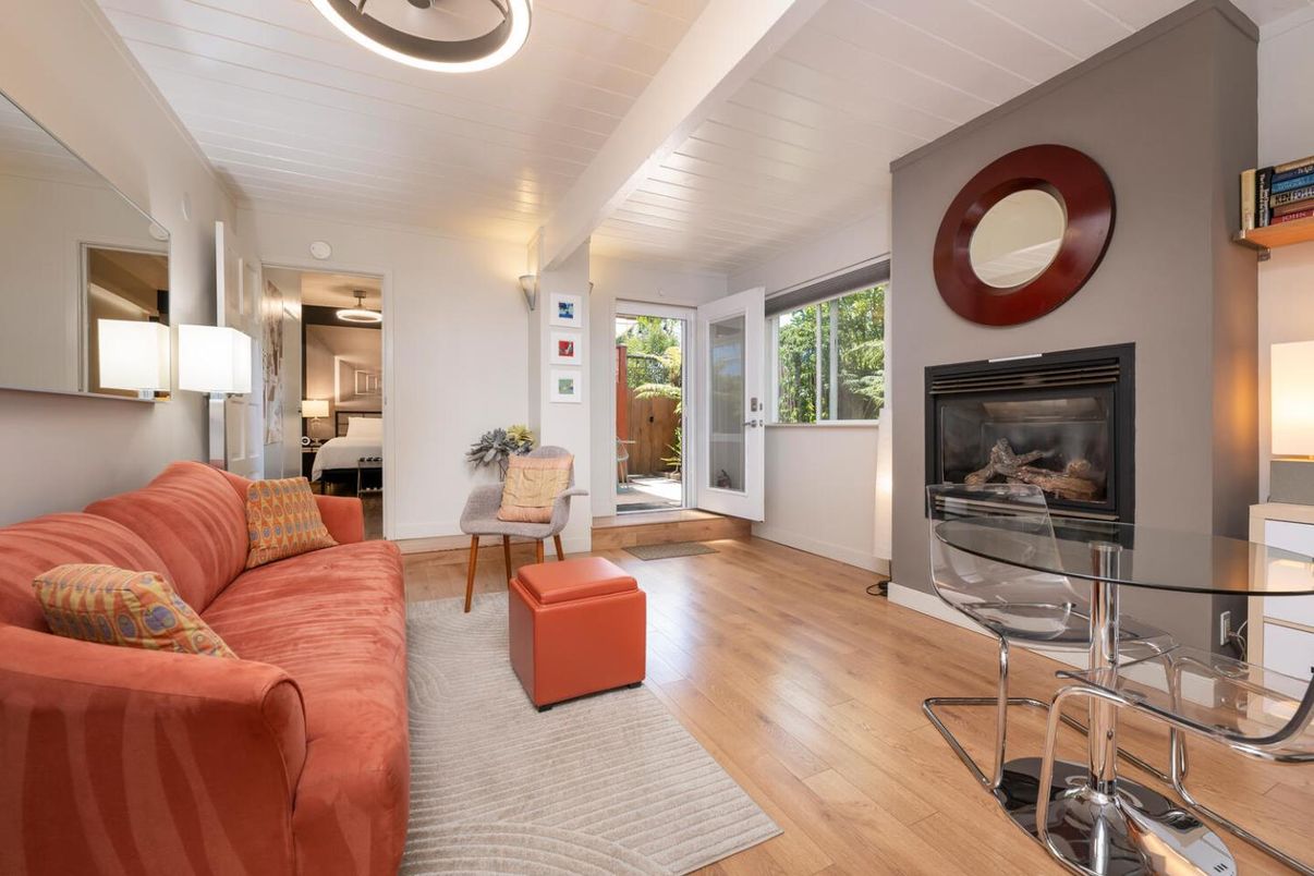 Fireplace, Interior, Living room, Wood Texture Flooring