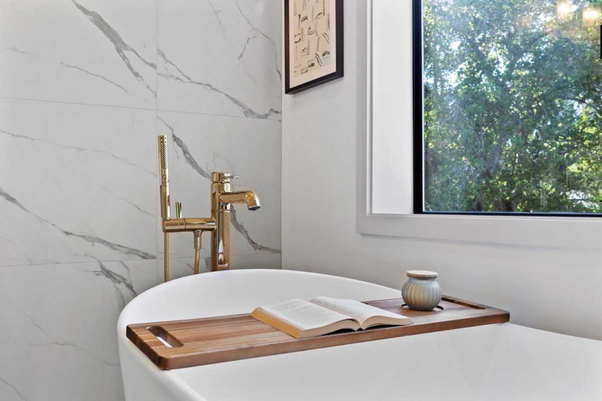 Bathroom, Interior, Marble Walls