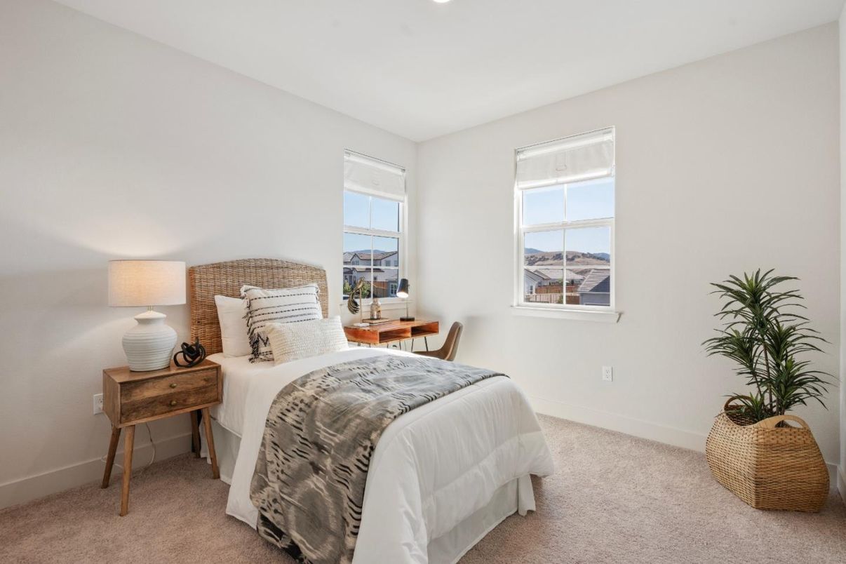 Bedroom, Interior, Recessed Lighting