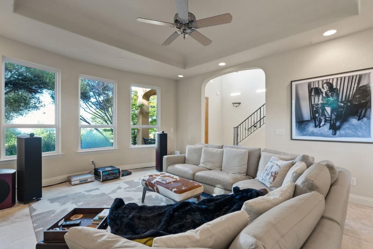 Interior, Living room, Recessed Lighting