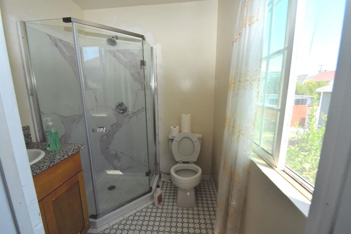 Bathroom, Glass Shower, Interior, Marble Walls