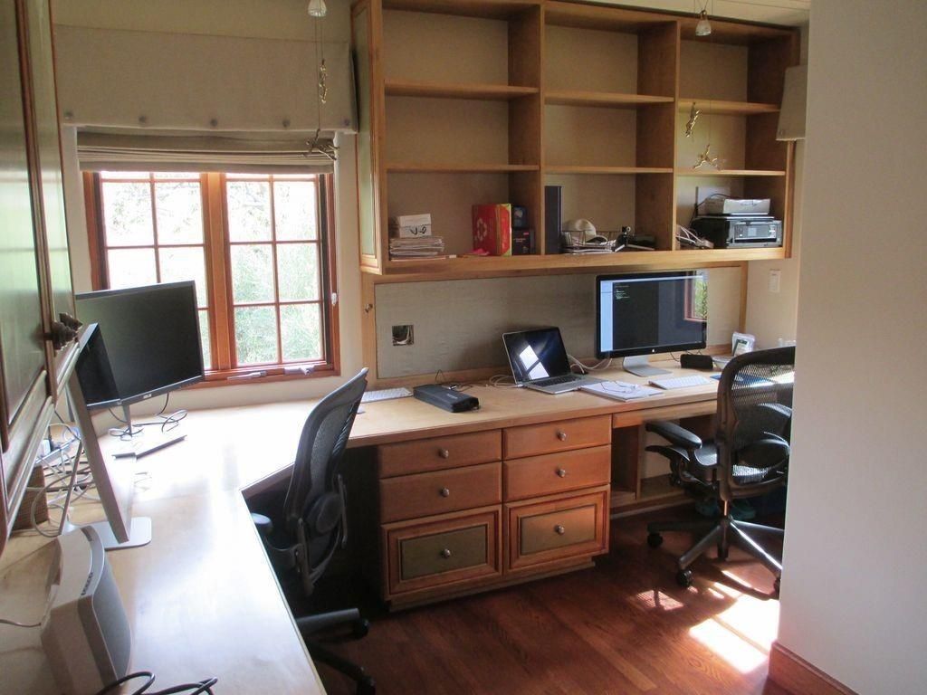 Home Office, Interior, Wood Texture Flooring