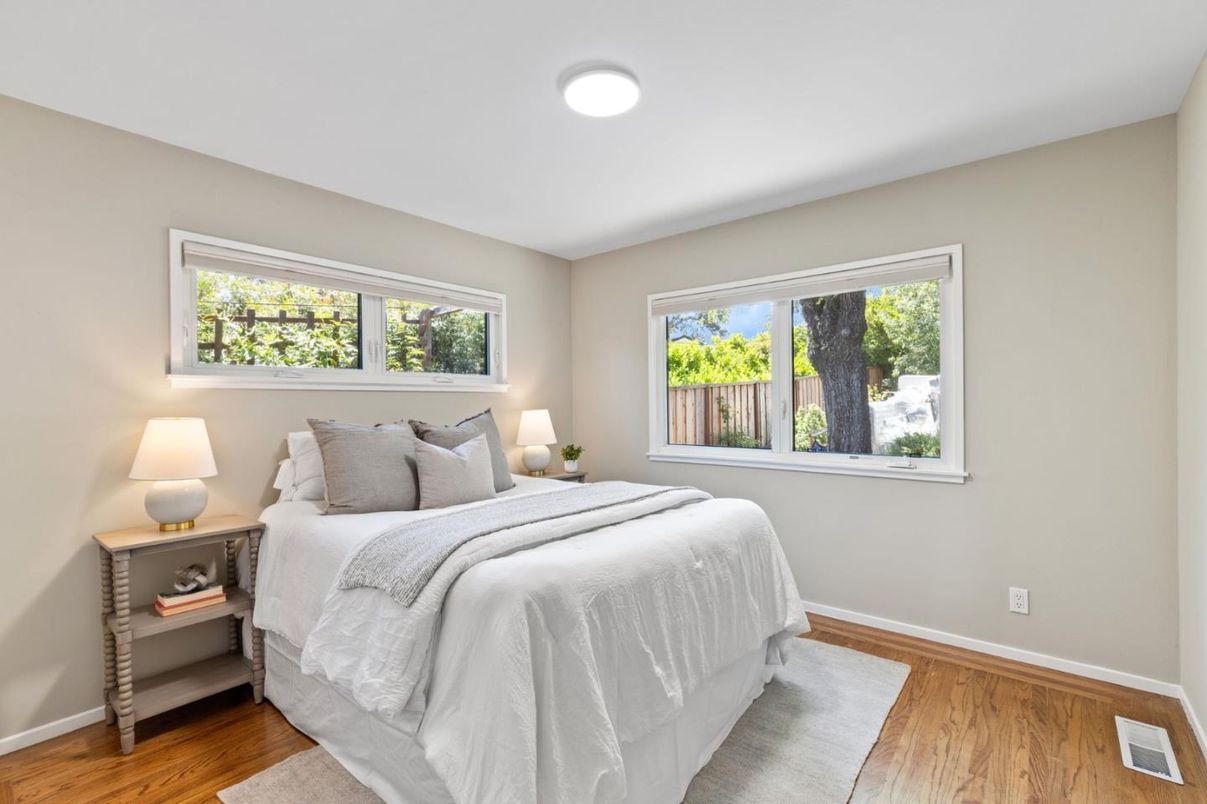Bedroom, Interior, Wood Texture Flooring