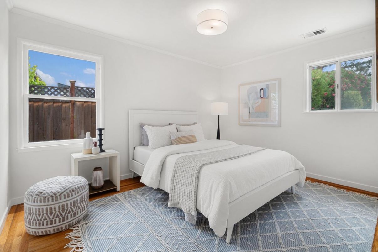 Bedroom, Interior, Wood Texture Flooring