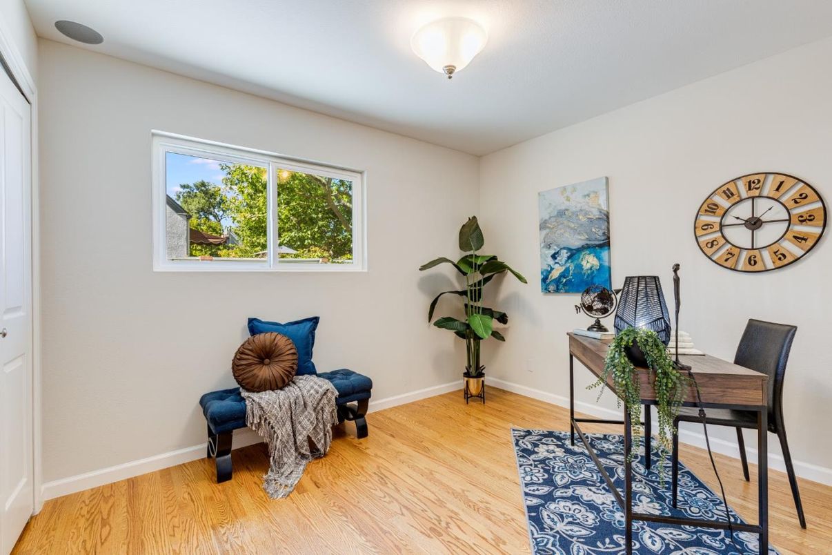 Home Office, Interior, Wood Texture Flooring
