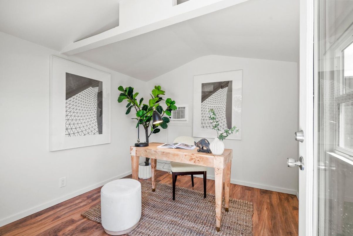 Home Office, Interior, Wood Texture Flooring