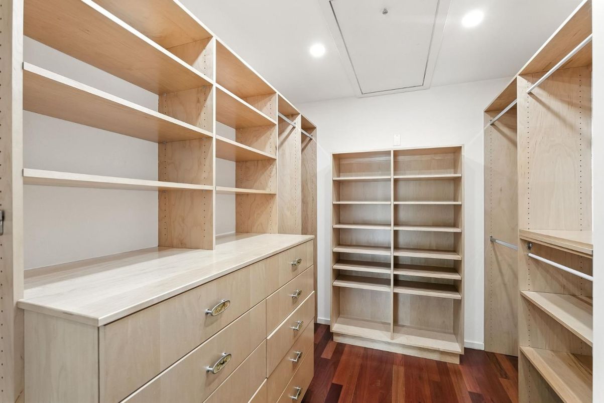 Interior, Recessed Lighting, Walk-in Closets, Wood Texture Flooring