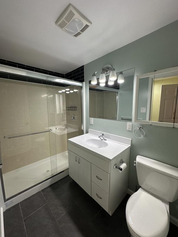 Bathroom, Glass Shower, Interior