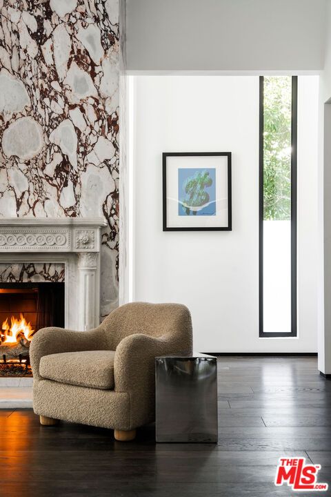 Fireplace, Interior, Living room, Wood Texture Flooring