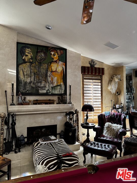 Fireplace, Interior, Living room, Recessed Lighting