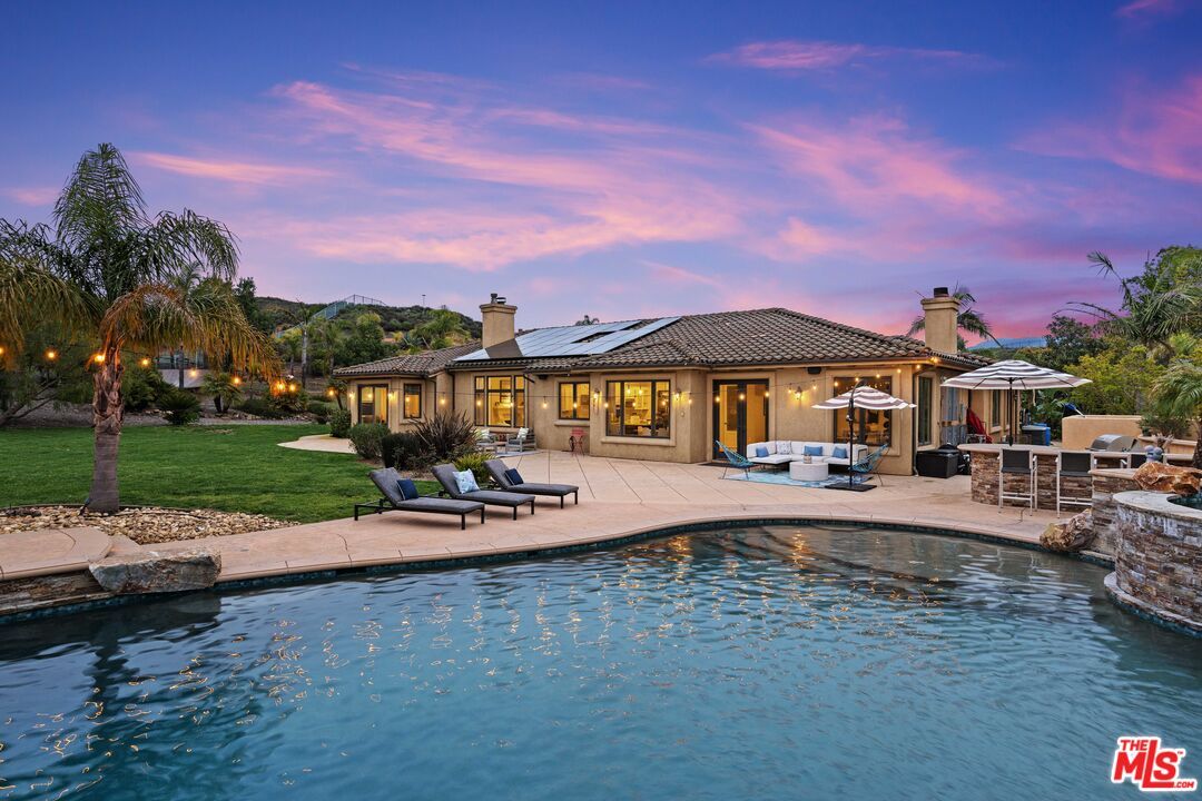 Exterior, Pool, Solar Panels
