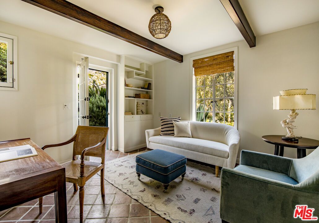 Interior, Living room, Wooden Beams