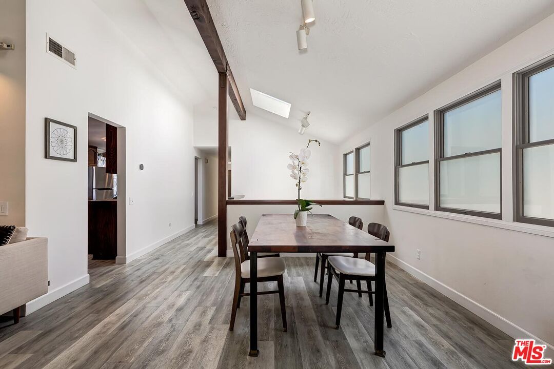 Dining room, Interior, Wood Texture Flooring