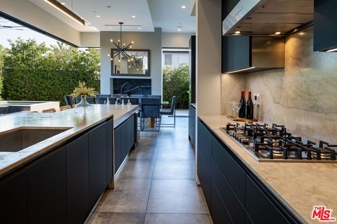 Dining room, Fireplace, Interior, Kitchen, Pendant Lights, Recessed Lighting
