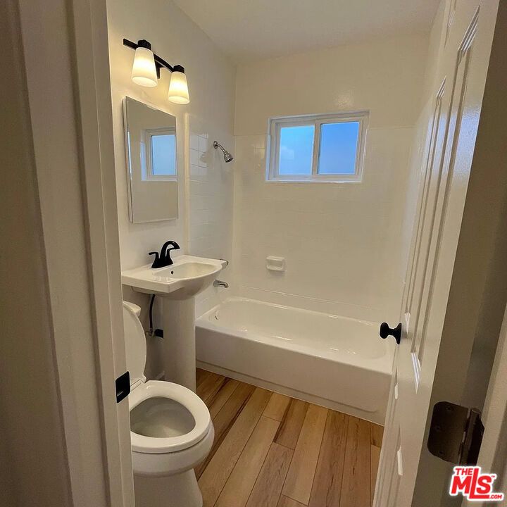 Bathroom, Interior, Wood Texture Flooring