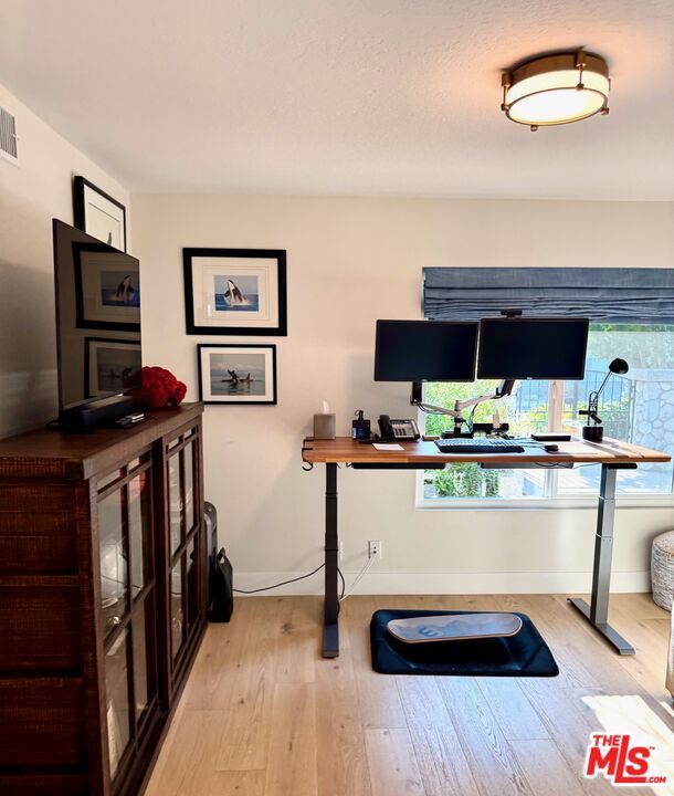 Home Office, Interior, Wood Texture Flooring