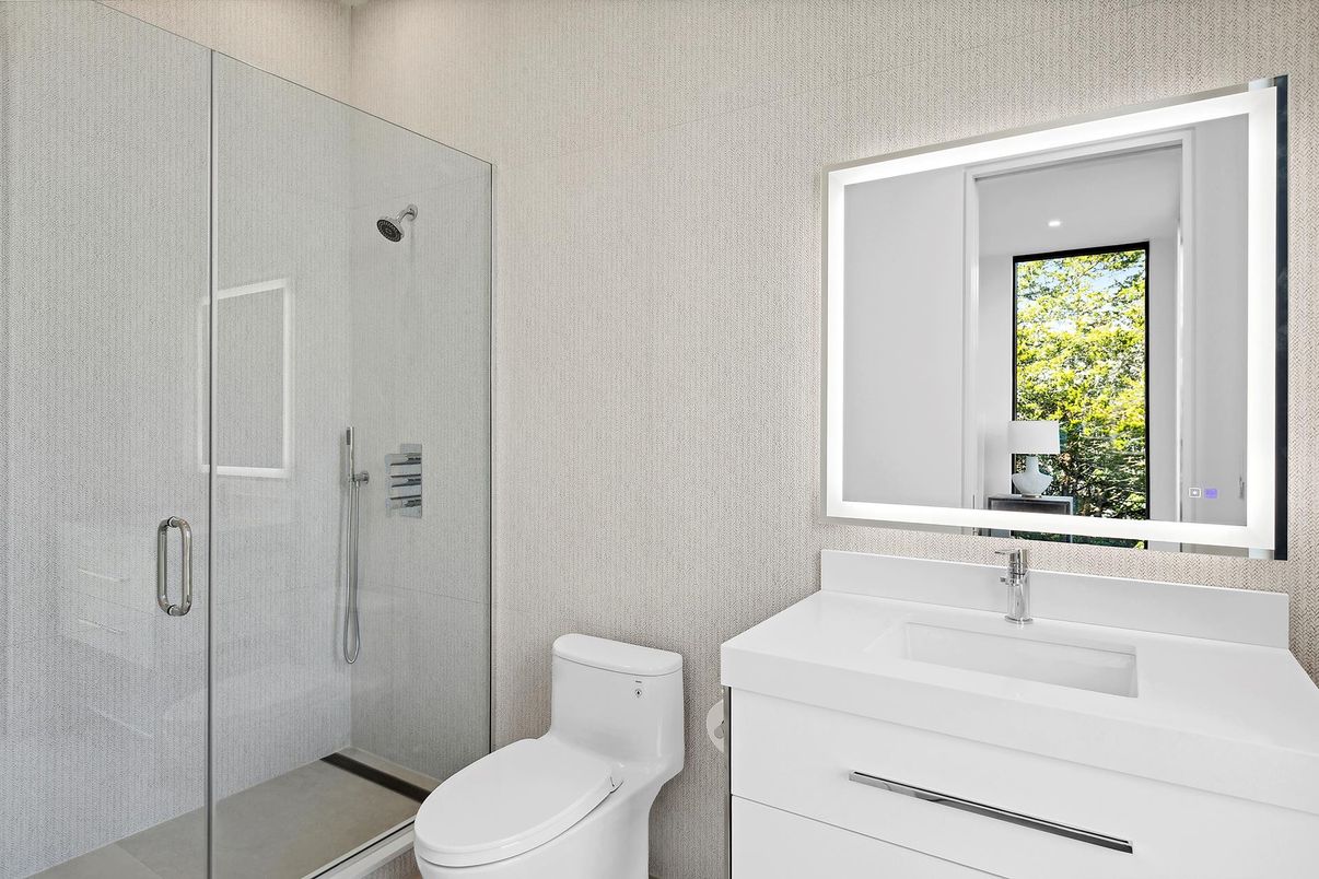 Bathroom, Glass Shower, Interior
