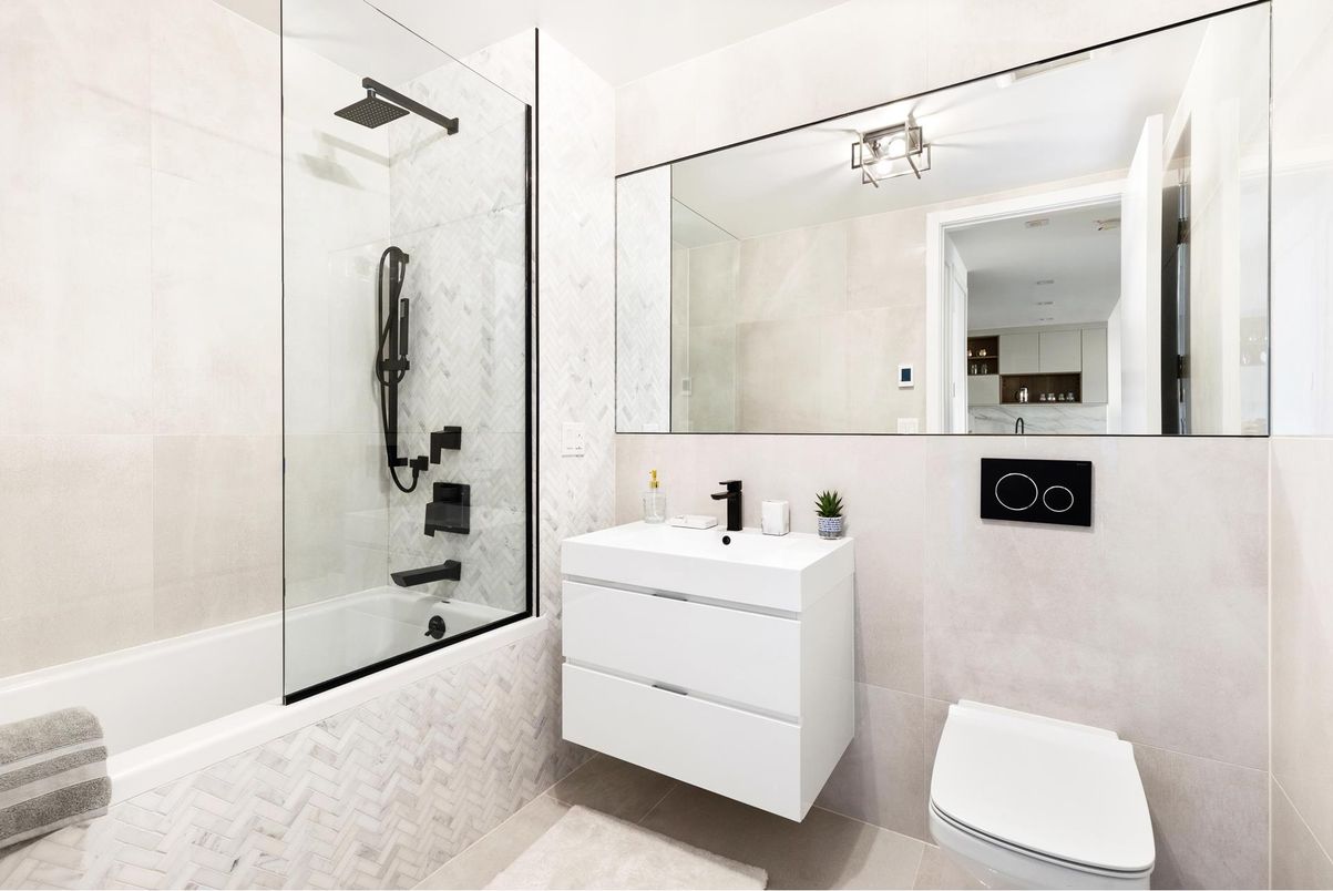 Bathroom, Glass Shower, Interior
