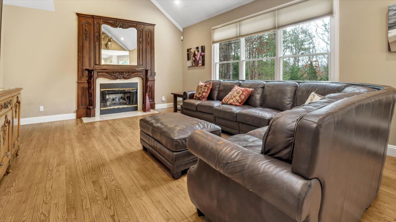 Fireplace, Interior, Living room, Wood Texture Flooring