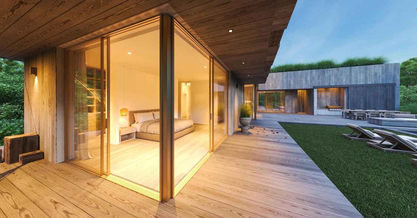 Exterior, Wood Texture Flooring