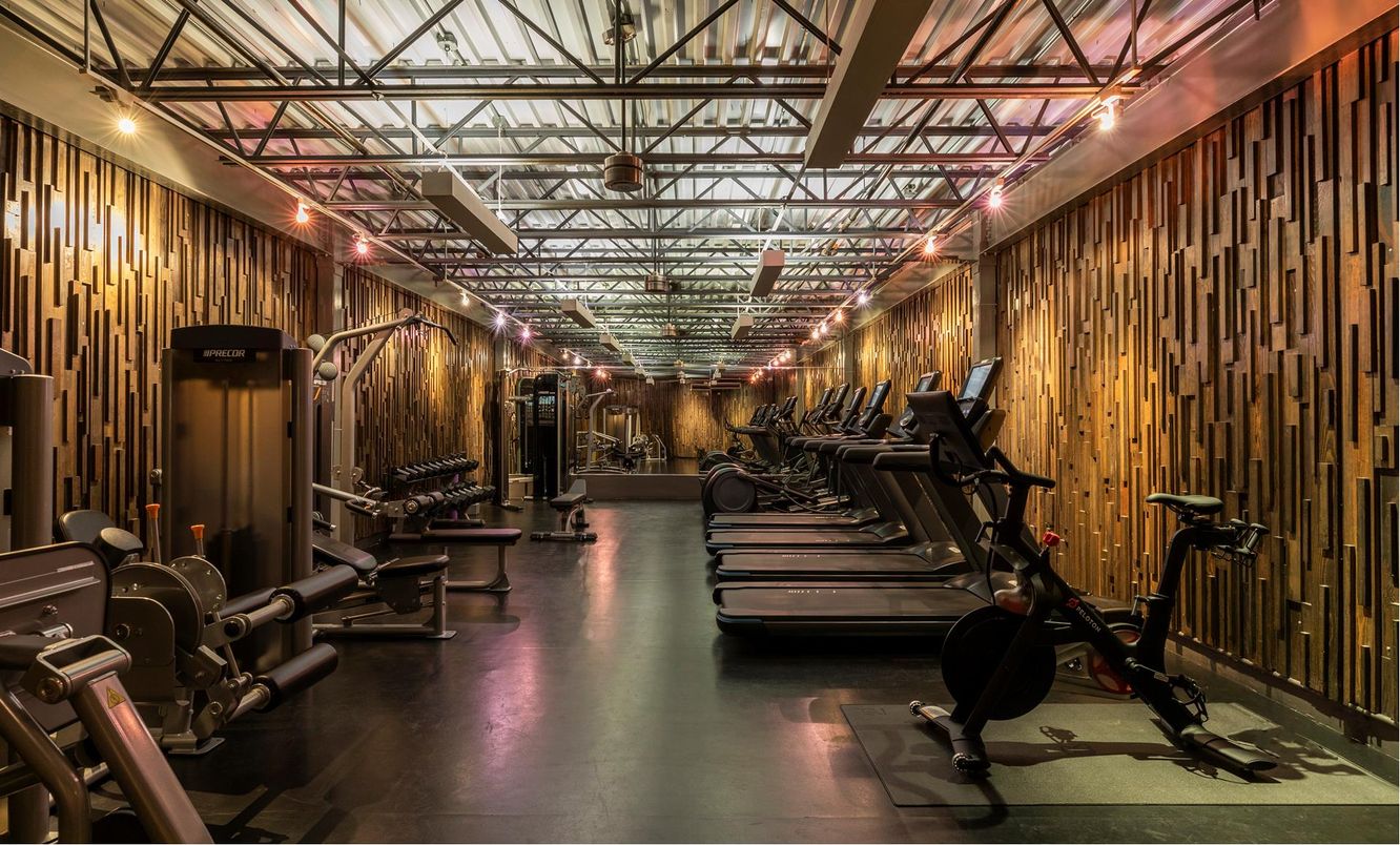 Fitness Equipment, Gym, Interior