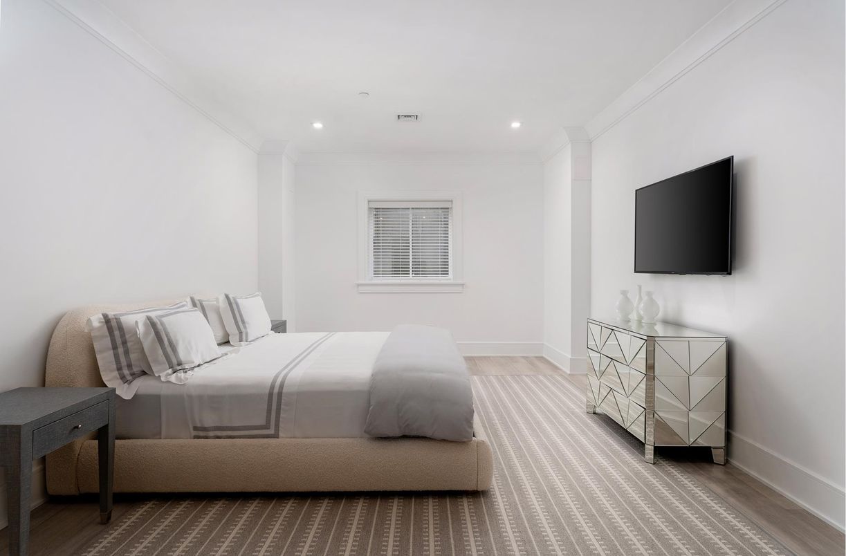 Bedroom, Interior, Recessed Lighting