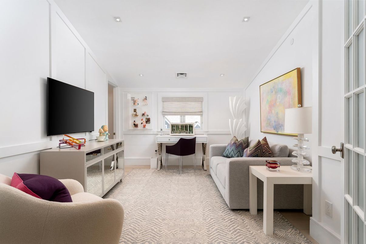 Home Office, Interior, Living room, Recessed Lighting