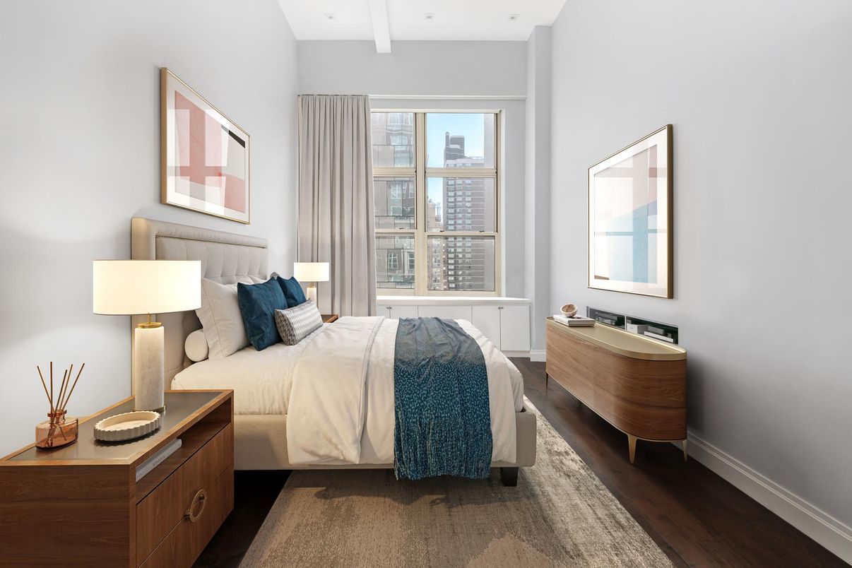 Bedroom, Interior, Wood Texture Flooring