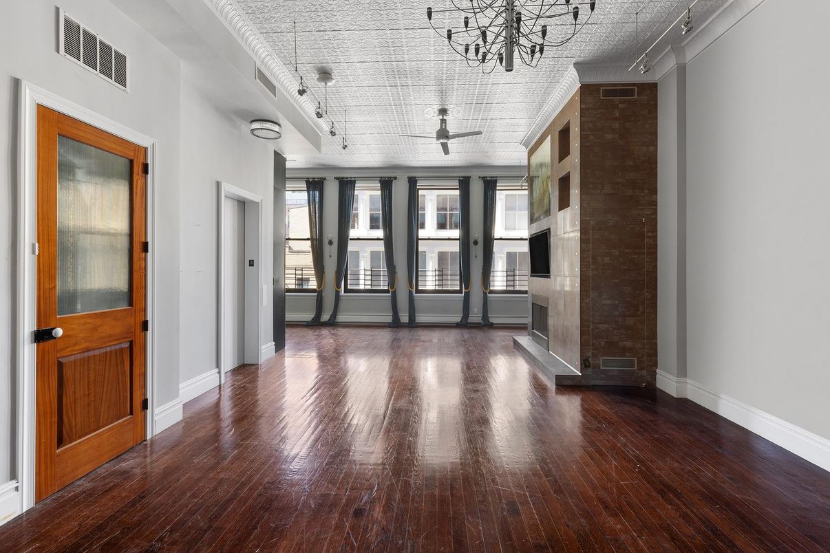 Empty room, Interior, Wood Texture Flooring