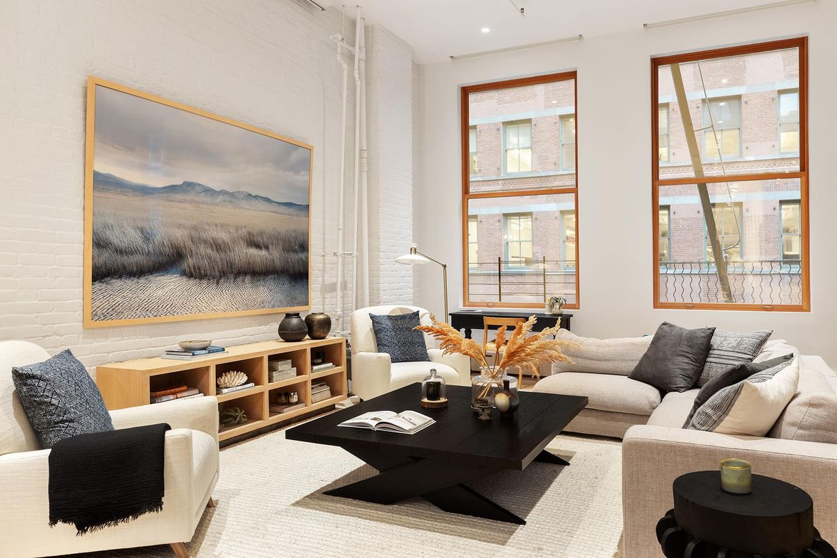 Interior, Living room, Recessed Lighting