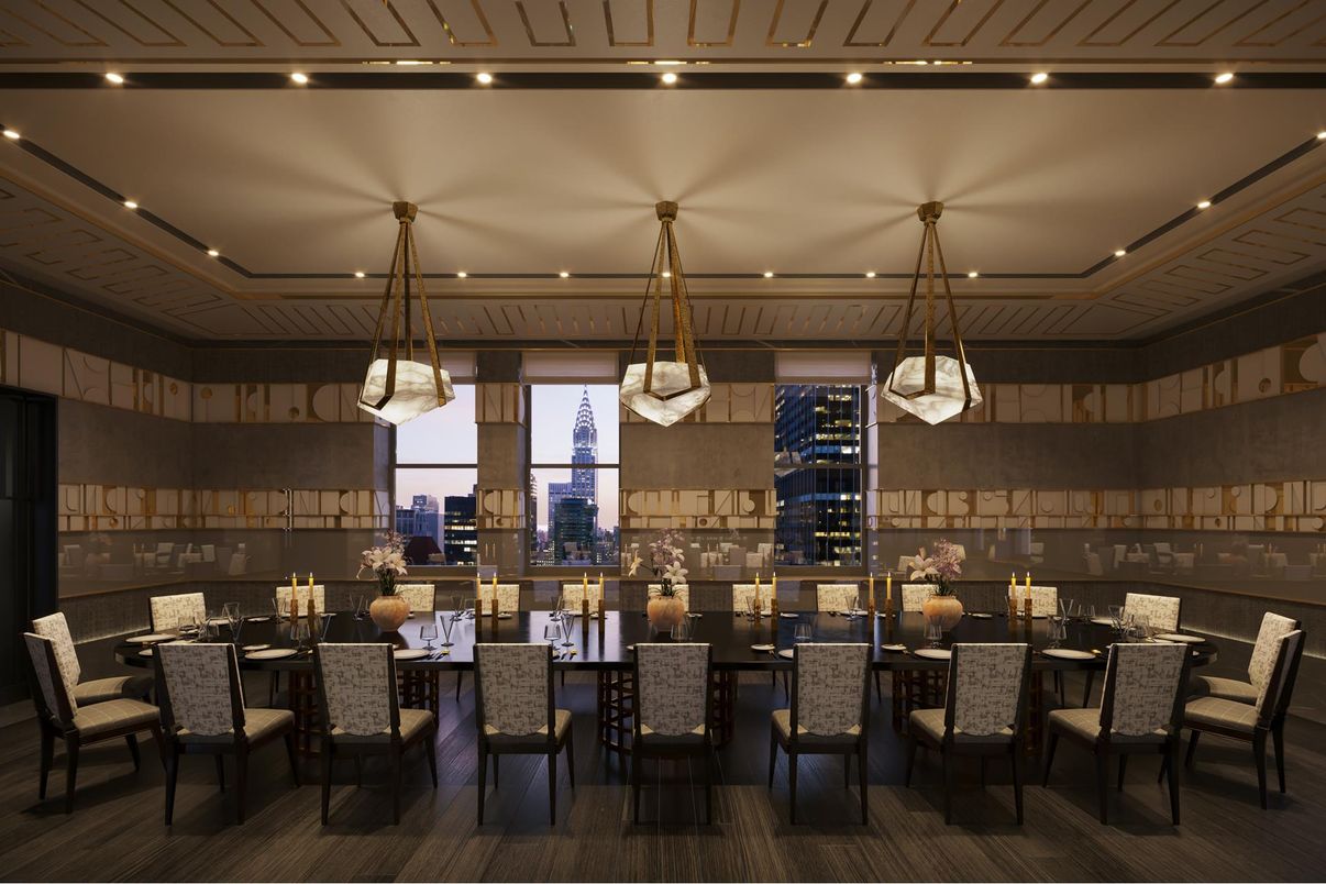 Dining room, Interior, Pendant Lights, Recessed Lighting