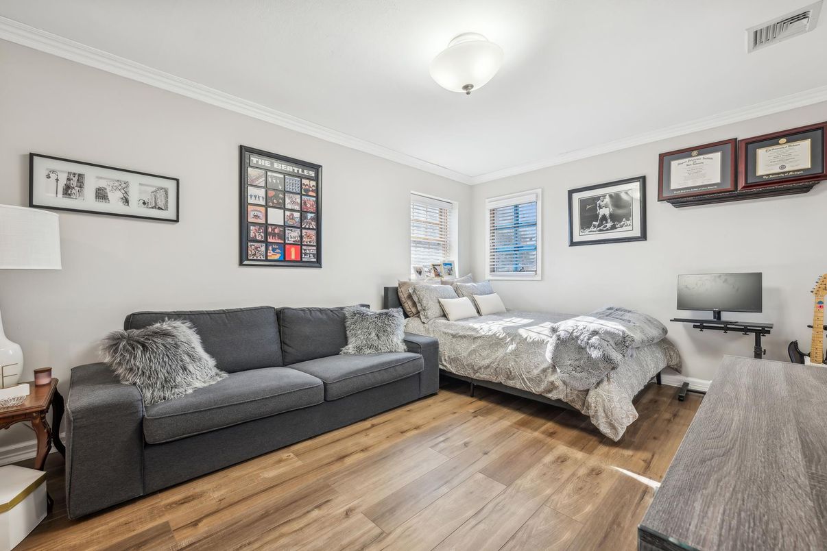 Bedroom, Interior, Wood Texture Flooring