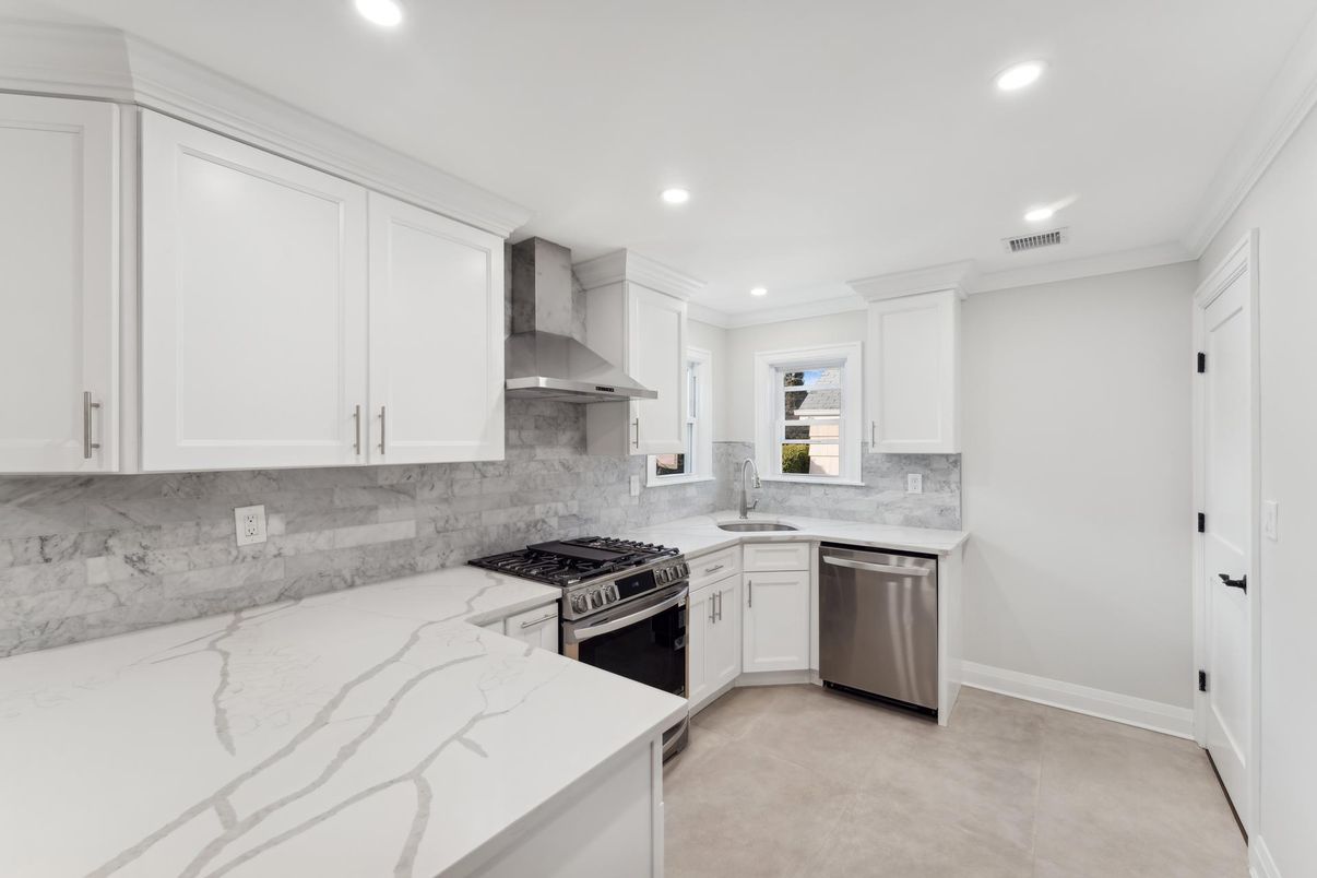 Interior, Kitchen, Recessed Lighting, Stainless Steel Appliances