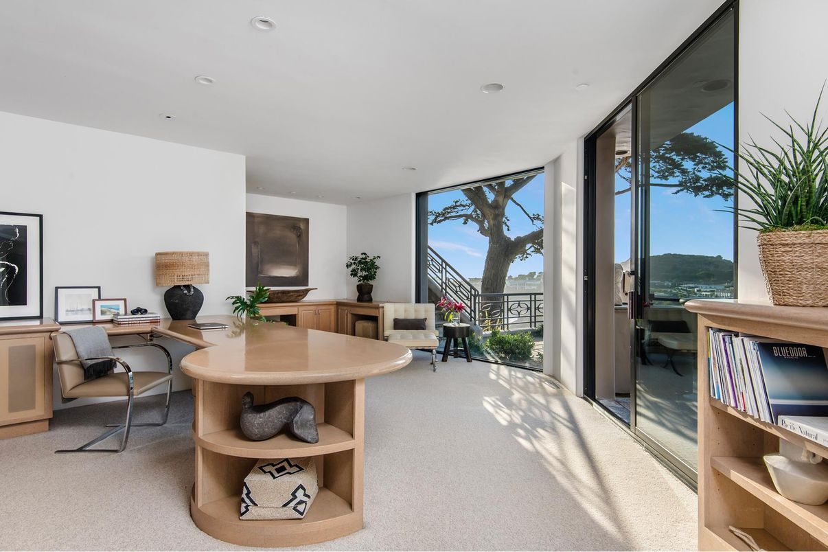 Home Office, Interior, Recessed Lighting
