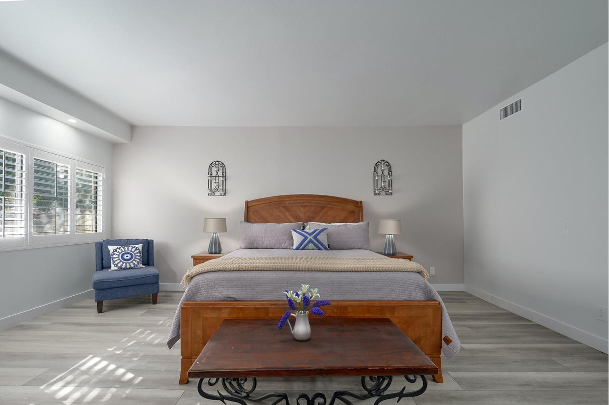 Bedroom, Interior, Wood Texture Flooring