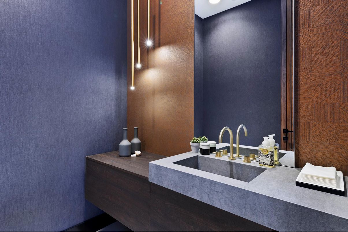 Bathroom, Interior, Recessed Lighting