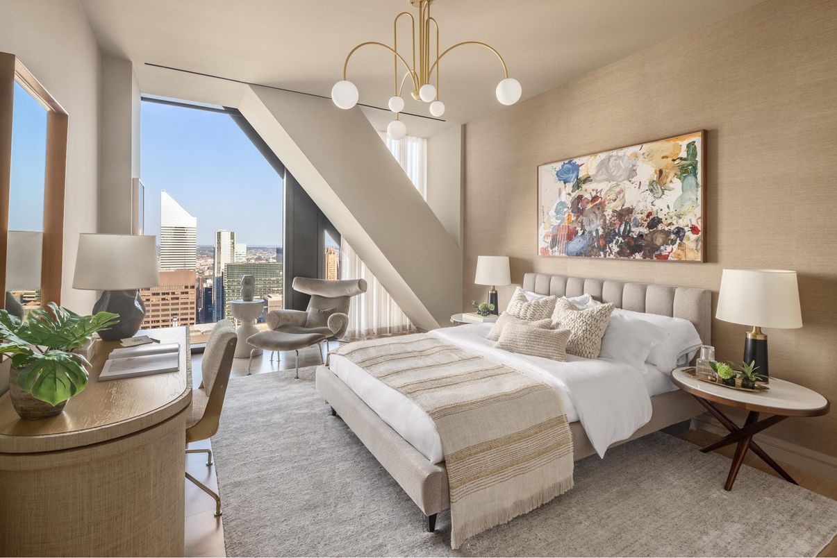 Bedroom, Interior, Pendant Lights