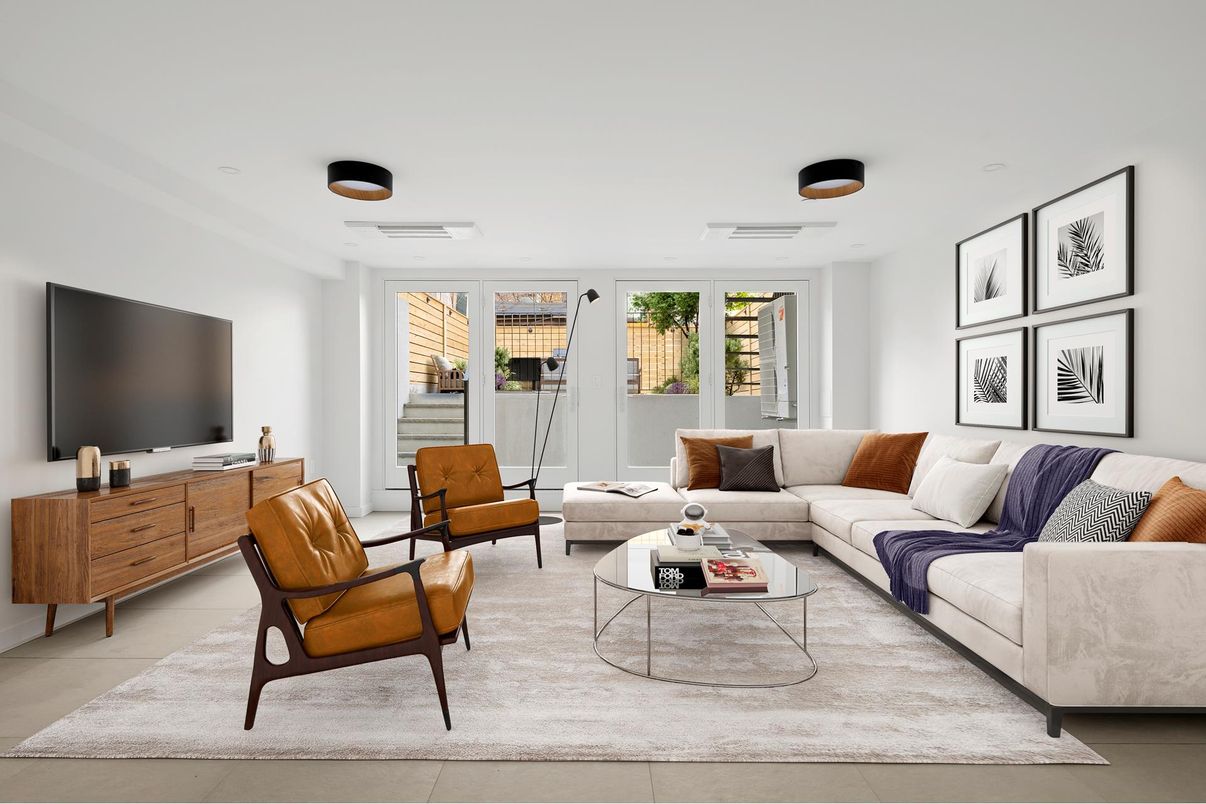 Interior, Living room, Recessed Lighting