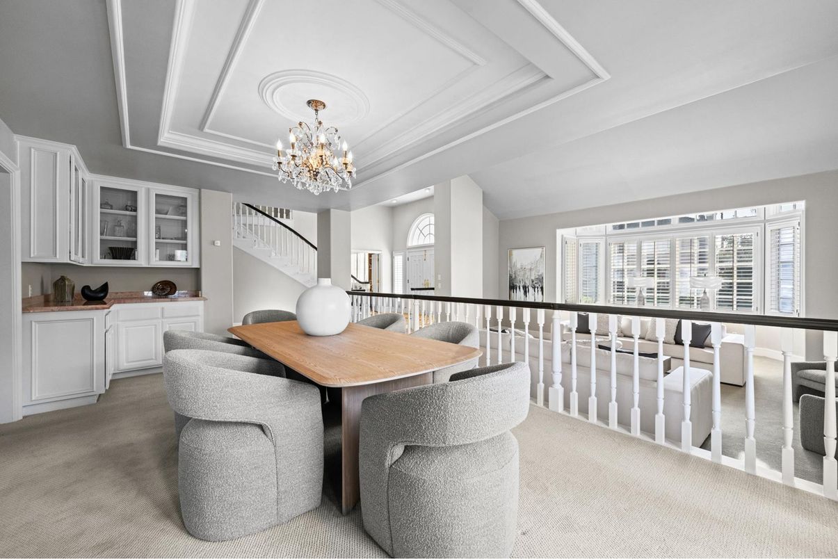 Chandelier, Dining room, Interior
